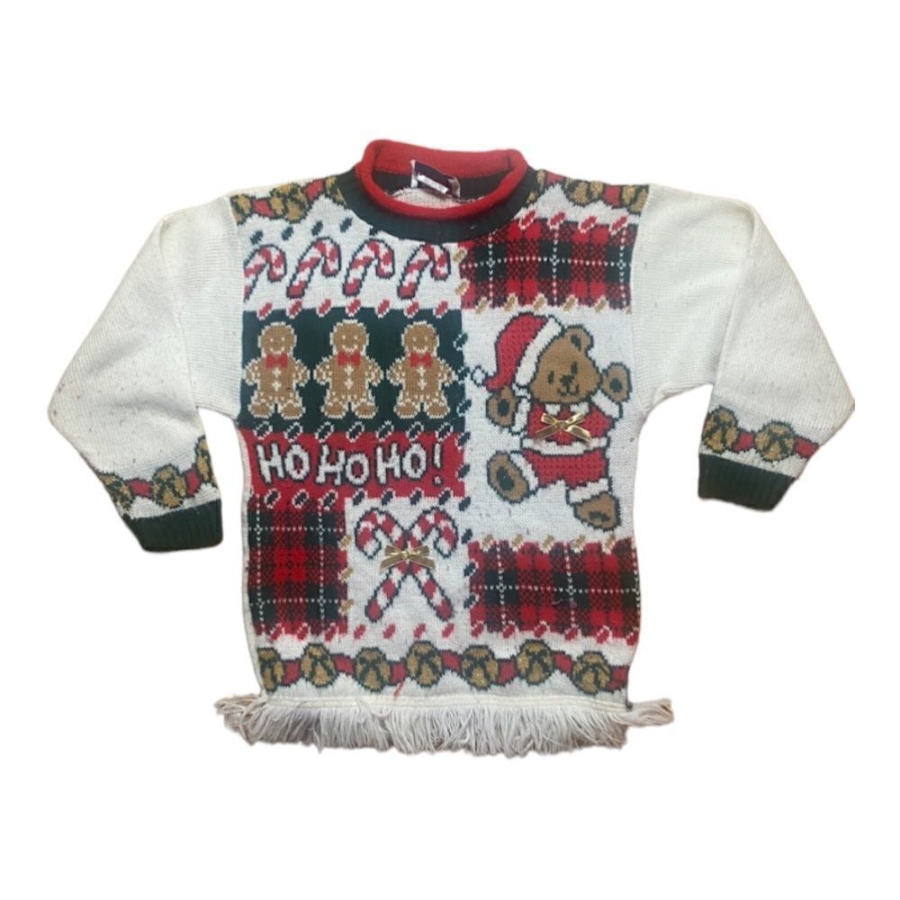 Heartworks SZ S (7/8) Vintage Holiday Sweater